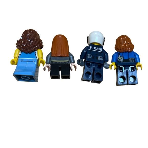 4 Minifigs Princess Susan Bones 2 Police - Picture 2 of 3